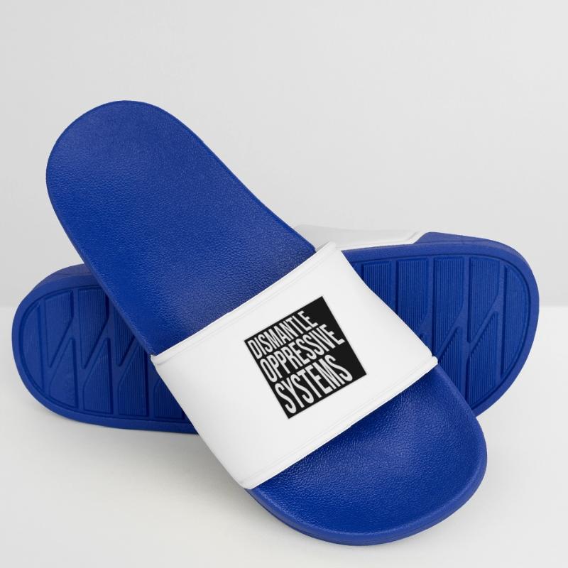 Dismantle Oppressive Systems Activism Statement Kids’ Pool Sliders