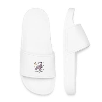 Astro-Scorpion – Mystic Vibes - Claquettes enfant - blanc - Devant