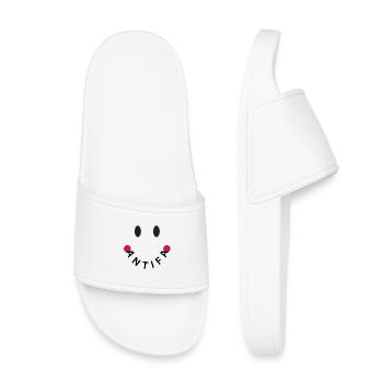 Original Antifa amical - Claquettes enfant - blanc - Devant