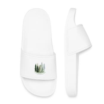 The smell of the forest after the rain - Kids’ Pool Sliders - white - Front