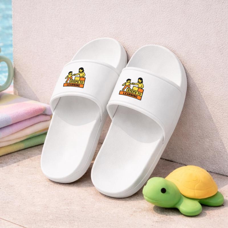 Steps to Learning School Logo Kids’ Pool Sliders