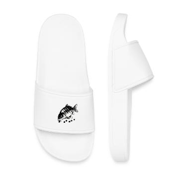 Carpe au déjeuner - Claquettes enfant - blanc - Devant