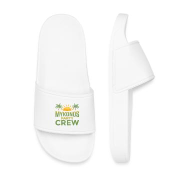 Mexico Party Crew - Kids’ Pool Sliders - white - Front