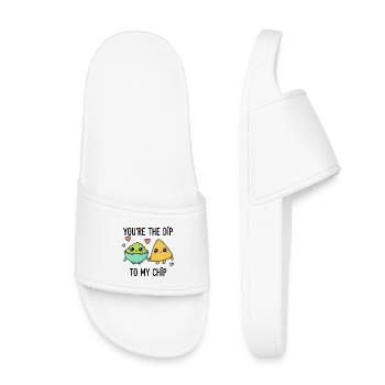 You Re The Dip Of My Chip - Kids’ Pool Sliders - white - Front