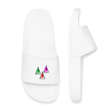 Sail - Kids’ Pool Sliders - white - Front