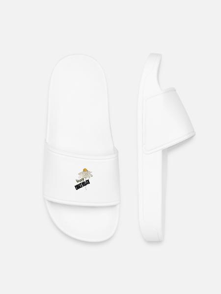 Anniversaire - Claquettes enfant - blanc