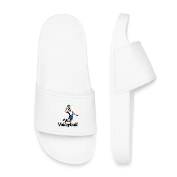 volleyball volleyball - Kids’ Pool Sliders - white - Front