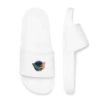 Surf vintage de Margaret River en Australie-Occidentale - Claquettes enfant - blanc - Devant