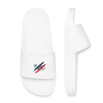 France Football Maillot Supporter France Soccer - Claquettes enfant - blanc - Devant
