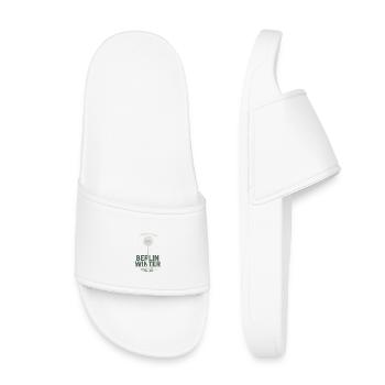 Berlin Winter Survived Lamp - Kids’ Pool Sliders - white - Front