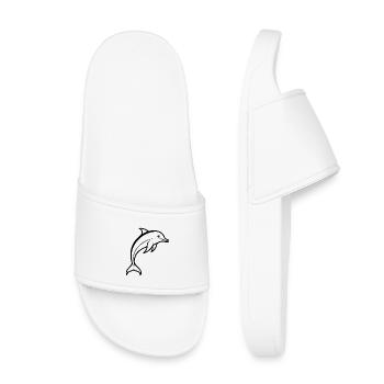 Dauphin - Claquettes enfant - blanc - Devant