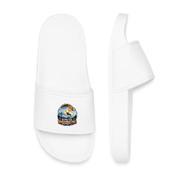 Né pour le parapente - Claquettes enfant - blanc - Devant