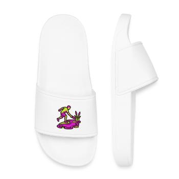 Discgolf Wasserhindernis Icon - Kids’ Pool Sliders - white - Front