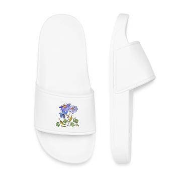 Fleur - Claquettes enfant - blanc - Devant