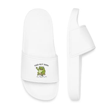 Happy Frog - Toad-ally Happy - Kids’ Pool Sliders - white - Front