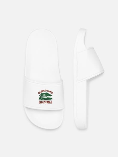 Vintage Family Christmas Car - Kids’ Pool Sliders - white