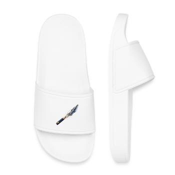 Shimmering Spear of Art - Kids’ Pool Sliders - white - Front