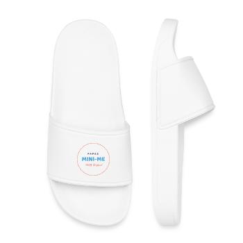 Papa, MIINI-ME - Claquettes enfant - blanc - Devant