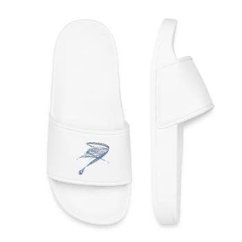 The Secret Railway – Chaos Theory - Kids’ Pool Sliders - white - Front