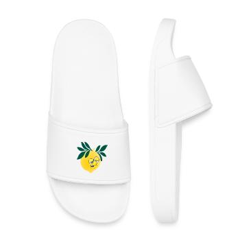 Citron Fatigué - Claquettes enfant - blanc - Devant