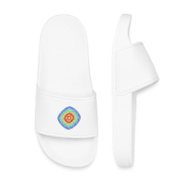 Cathedral of Chaos – Fractal Geometry - Kids’ Pool Sliders - white - Front