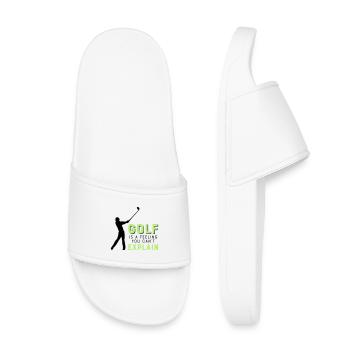 Le golf - Claquettes enfant - blanc - Devant