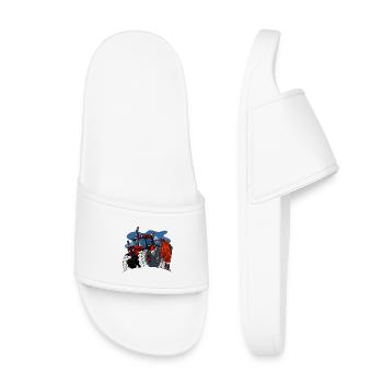 0856 chariot de transport ALT - Claquettes enfant - blanc - Devant