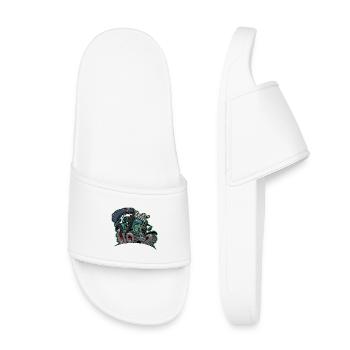0922 bord F - Claquettes enfant - blanc - Devant
