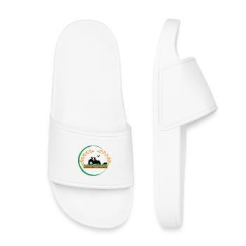 Logo - Kinder Badelatschen - Weiß - Vorne