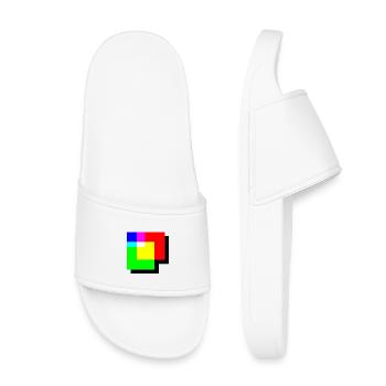 Mélange additif de couleur RVB Coin de couleur - Claquettes enfant - blanc - Devant