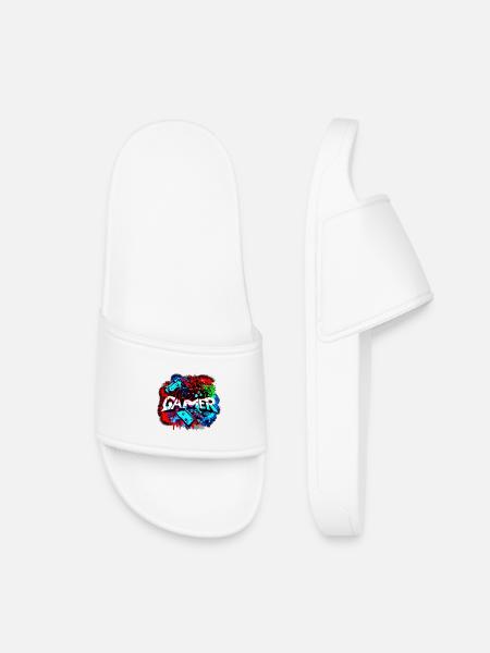 Gamer - gaming & video games - Kids’ Pool Sliders - white