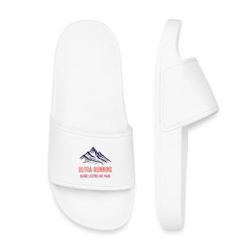 Ultra Running - Where Legends Are Made - Kids’ Pool Sliders - white - Front