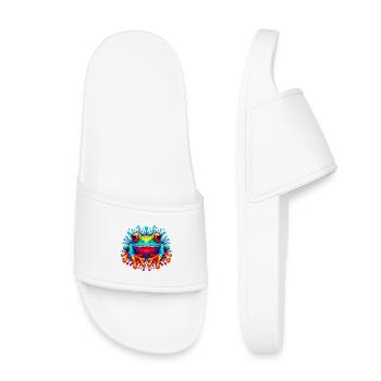 Frog - Kids’ Pool Sliders - white - Front