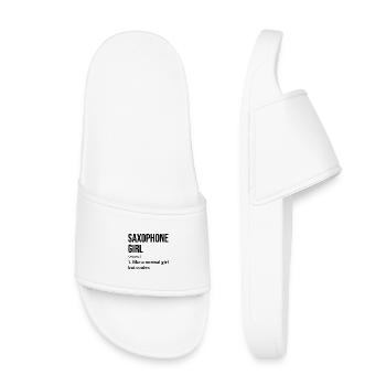 Saxophone - Kids’ Pool Sliders - white - Front