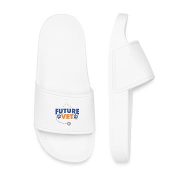 Veterinarian Veterinary Student - Kids’ Pool Sliders - white - Front