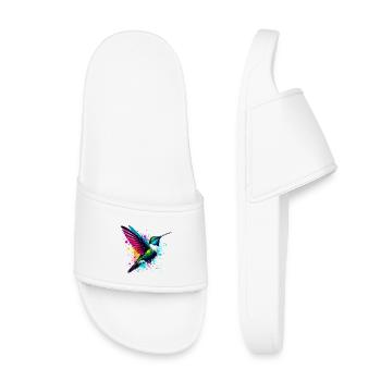 Kolibri - Kinder Badelatschen - Weiß - Vorne