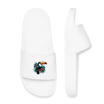 Toucan - Claquettes enfant - blanc - Devant