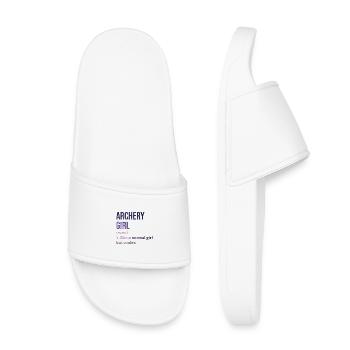 Archery - Kids’ Pool Sliders - white - Front