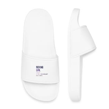 Boxing - Kids’ Pool Sliders - white - Front
