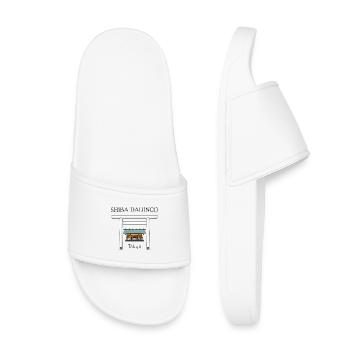 Tokyo, Shiba Daijingu Shrine, drawing Japan - Kids’ Pool Sliders - white - Front