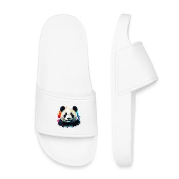 Panda - Claquettes enfant - blanc - Devant