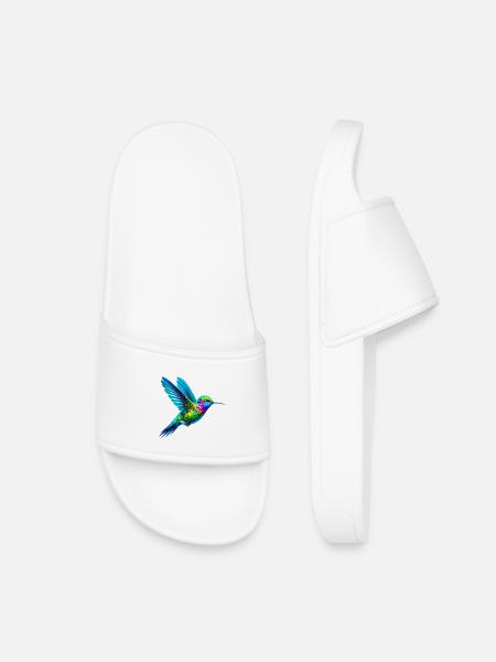 Kolibri - Kinder Badelatschen - Weiß