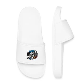 Gamer Mindset Retro Gaming Design - Kids’ Pool Sliders - white - Front