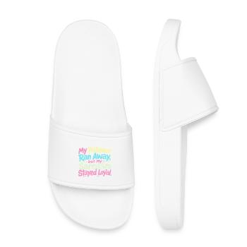 Patience perdue, le sarcasme reste fidèle - Claquettes enfant - blanc - Devant