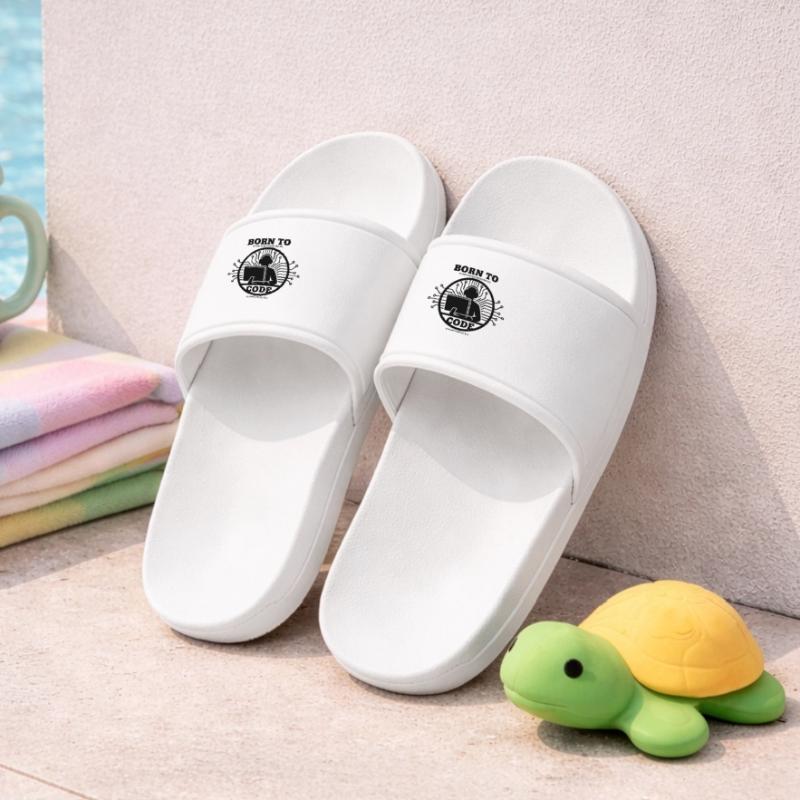 Coder Born to Code Programmer Kids’ Pool Sliders