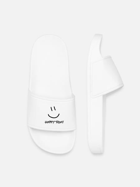 Happy Today - Kids’ Pool Sliders - white