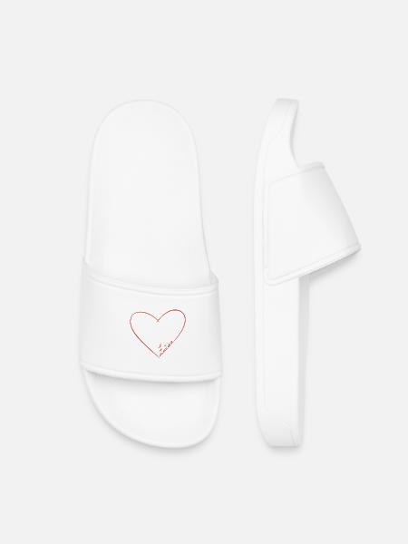 ŁUŽICA ♡ - Kids’ Pool Sliders - white