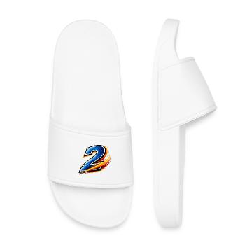Number 2 Shirt Football Jersey Number Sport - Kids’ Pool Sliders - white - Front