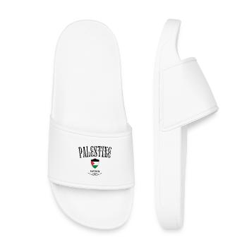 Drapeau de la Palestine, fierté palestinienne - Claquettes enfant - blanc - Devant