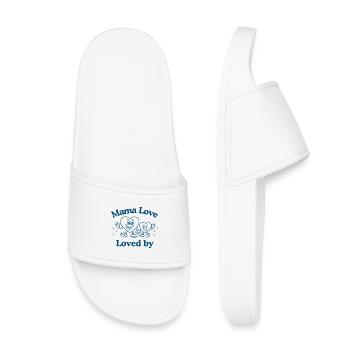 Mom Love Maternity Personalized Mom Gift - Kids’ Pool Sliders - white - Front